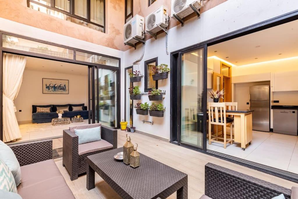 Appartamento Loft Duplex Familial 200M2 Neuf - Centre Gueliz Marrakesh Esterno foto