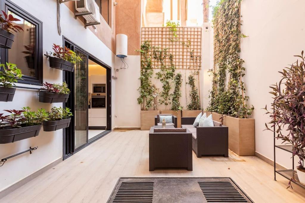 Appartamento Loft Duplex Familial 200M2 Neuf - Centre Gueliz Marrakesh Esterno foto